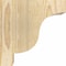 Ekena Millwork Newport Rough Sawn Corbel, Douglas Fir, 6"W x 8"D x 8"H COR06X08X08NEW00RDF - alternate 2